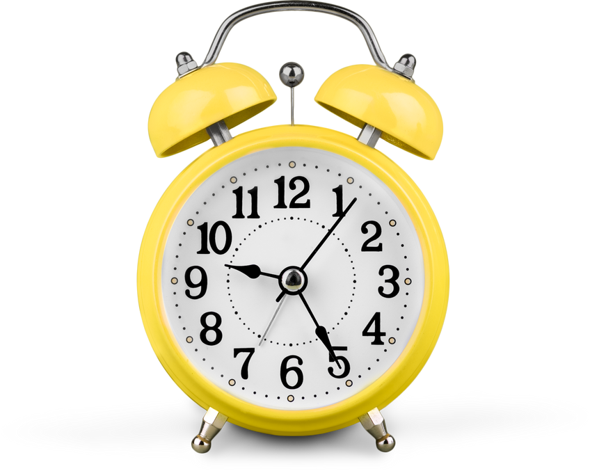 Yellow Alarm Clock Timer